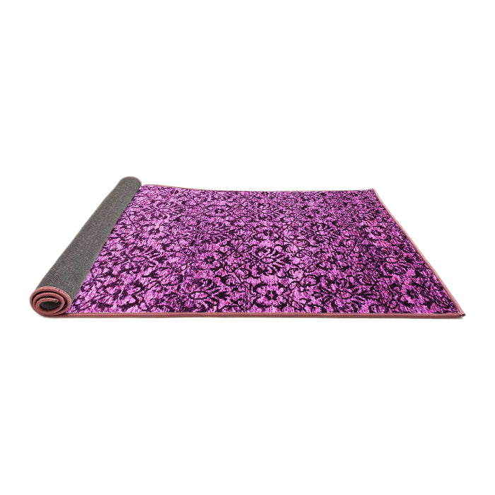 Sideview of Abstract Pink Contemporary Rug, con1038pnk