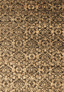 Abstract Brown Contemporary Rug, con1038brn