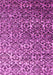 Machine Washable Abstract Pink Contemporary Rug, wshcon1038pnk