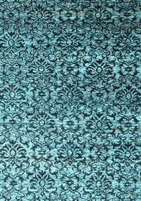 Abstract Light Blue Contemporary Rug, con1038lblu