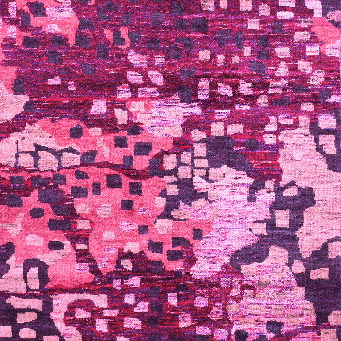 Abstract Pink Contemporary Rug, con1039pnk