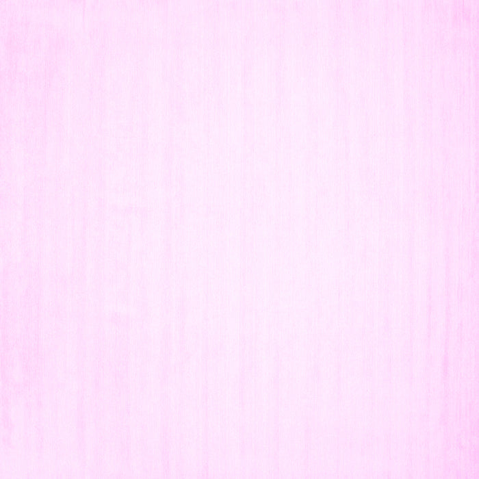 Square Machine Washable Solid Pink Modern Rug, wshcon103pnk