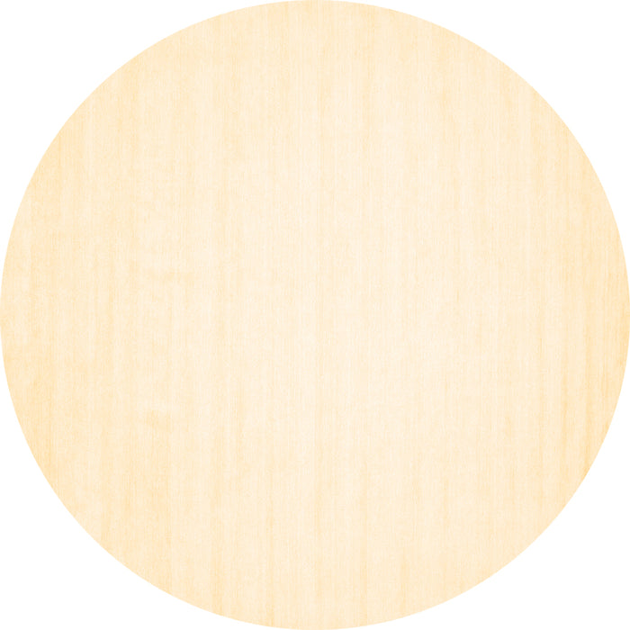 Round Solid Brown Modern Rug, con103brn