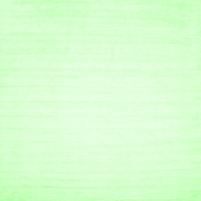 Round Machine Washable Solid Green Modern Area Rugs, wshcon103grn