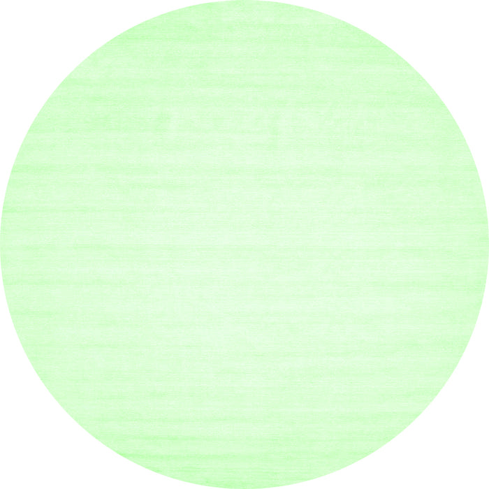 Square Solid Green Modern Rug, con103grn