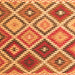 Serging Thickness of Southwestern Orange Country Rug, con1040org