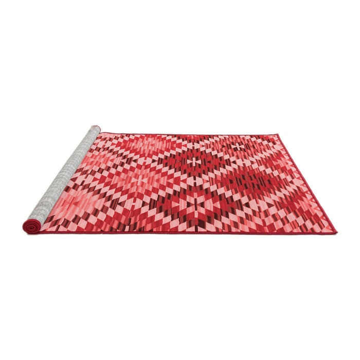 Country Red Washable Rugs