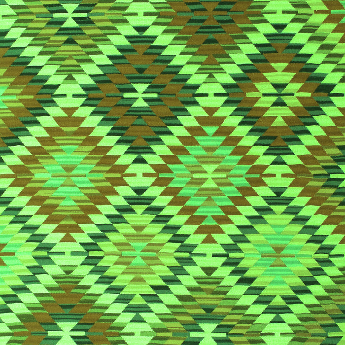 Southwestern Green Country Rug, con1040grn
