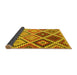 Sideview of Southwestern Yellow Country Rug, con1040yw