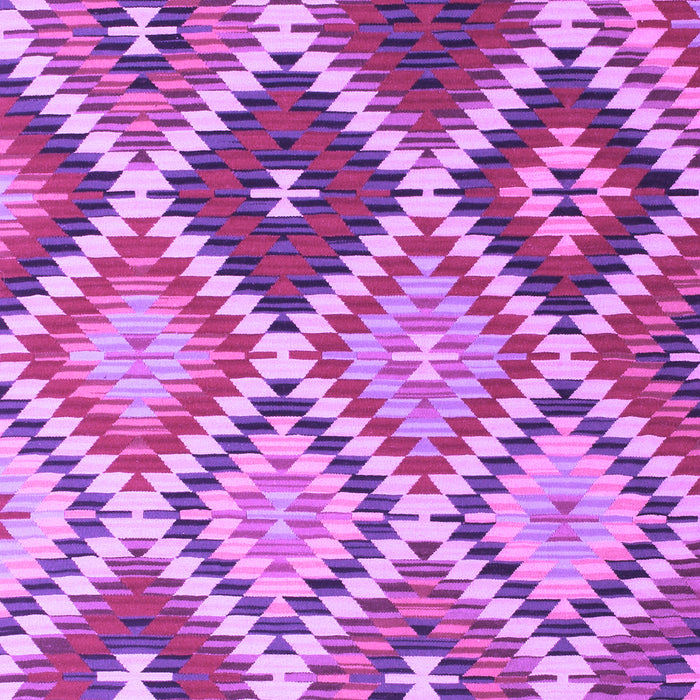 Machine Washable Southwestern Purple Country Area Rugs, wshcon1040pur