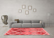 Country Red Washable Rugs