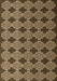 Abstract Brown Contemporary Rug, con1041brn