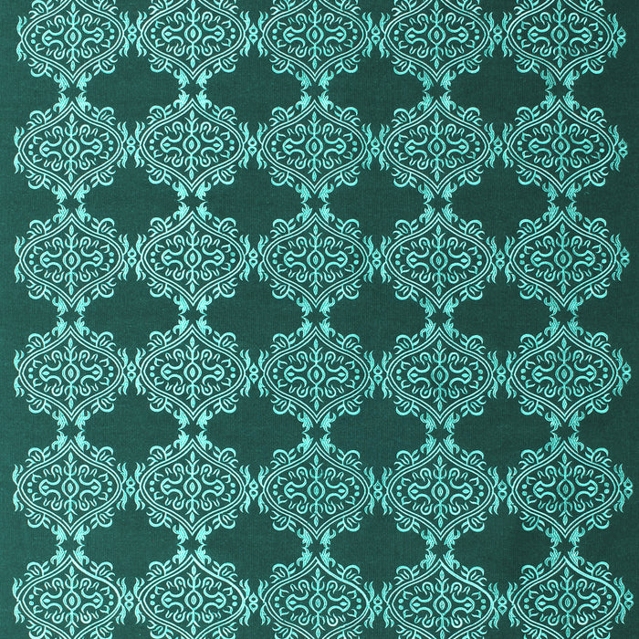 Machine Washable Abstract Turquoise Contemporary Area Rugs, wshcon1041turq