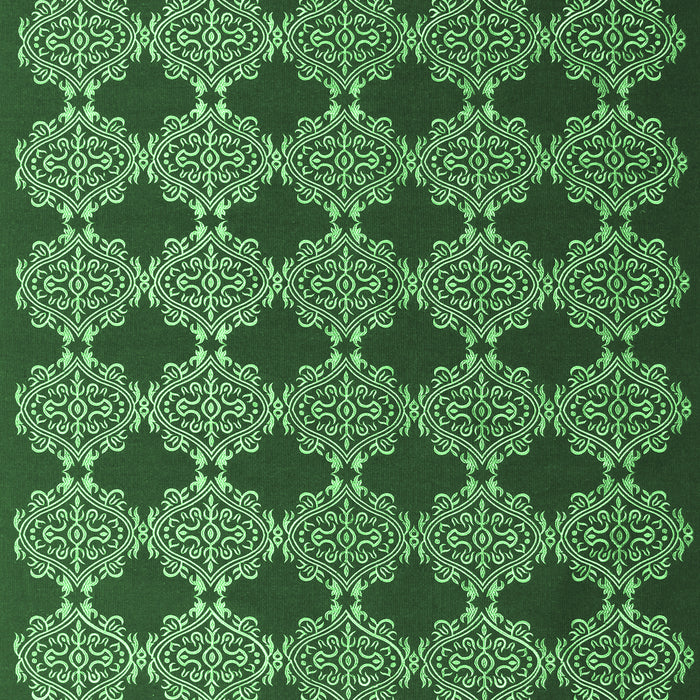 Machine Washable Abstract Emerald Green Contemporary Area Rugs, wshcon1041emgrn