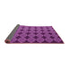 Sideview of Abstract Pink Contemporary Rug, con1041pnk