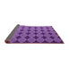 Sideview of Abstract Purple Contemporary Rug, con1041pur