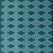 Square Machine Washable Abstract Light Blue Contemporary Rug, wshcon1041lblu