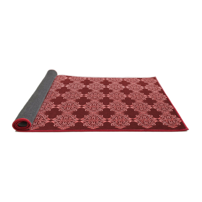Abstract Red Contemporary Area Rugs