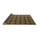 Sideview of Abstract Brown Contemporary Rug, con1041brn