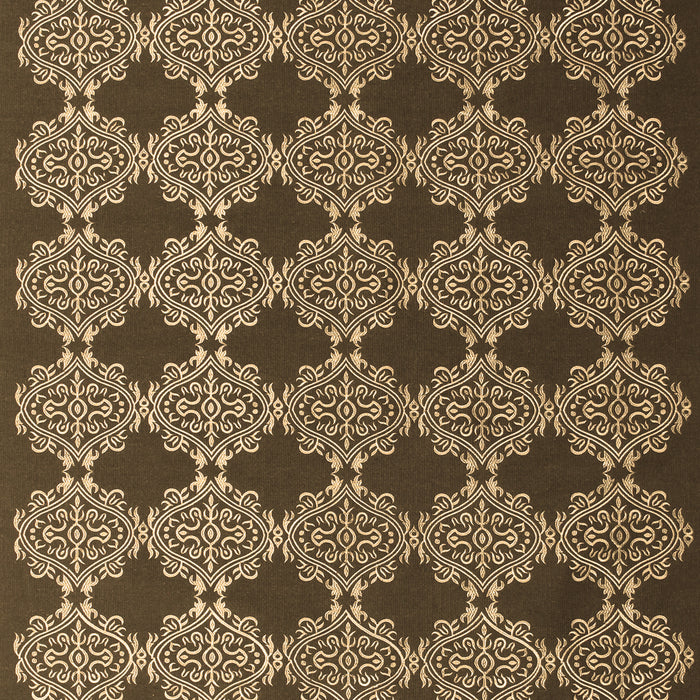 Machine Washable Abstract Brown Contemporary Rug, wshcon1041brn