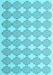 Abstract Light Blue Contemporary Rug, con1042lblu