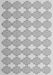 Serging Thickness of Machine Washable Abstract Gray Contemporary Rug, wshcon1042gry