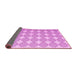 Sideview of Abstract Pink Contemporary Rug, con1042pnk