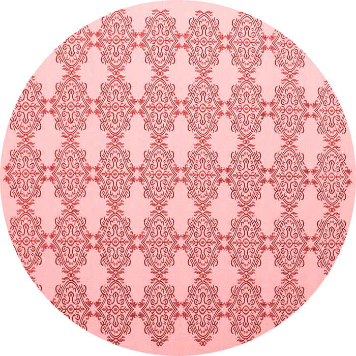 Machine Washable Abstract Red Contemporary Rug, wshcon1042red