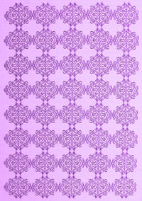 Abstract Purple Contemporary Rug, con1042pur