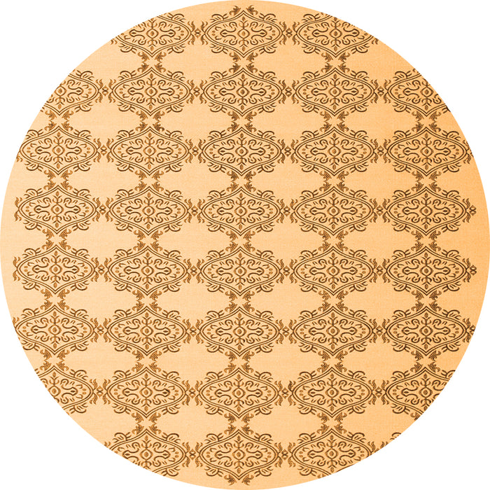 Machine Washable Abstract Orange Contemporary Area Rugs, wshcon1042org