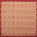 Square Abstract Brown Contemporary Rug, con1043brn