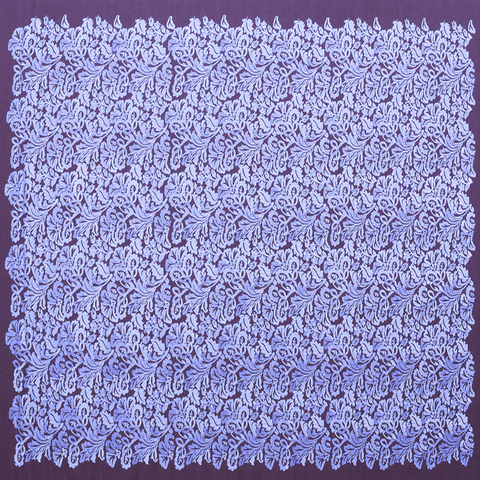 Square Abstract Blue Contemporary Rug, con1043blu