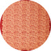 Machine Washable Abstract Orange Contemporary Area Rugs, wshcon1043org