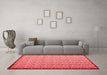 Contemporary Red Washable Rugs