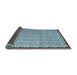 Sideview of Abstract Light Blue Contemporary Rug, con1043lblu