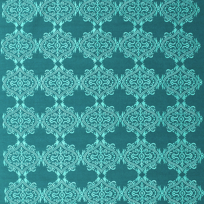 Machine Washable Abstract Turquoise Contemporary Area Rugs, wshcon1044turq