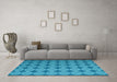 Machine Washable Abstract Light Blue Contemporary Rug in a Living Room, wshcon1044lblu