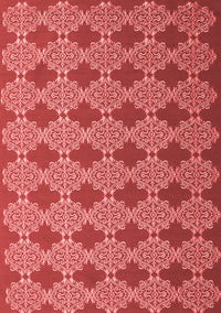 Abstract Red Contemporary Rug, con1044red