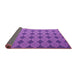 Sideview of Abstract Pink Contemporary Rug, con1044pnk