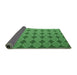 Sideview of Abstract Emerald Green Contemporary Rug, con1044emgrn