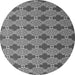 Machine Washable Abstract Gray Contemporary Rug, wshcon1044gry