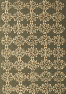 Abstract Brown Contemporary Rug, con1044brn