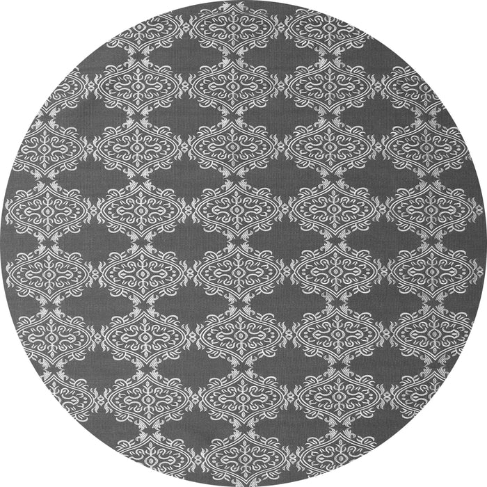 Square Abstract Gray Contemporary Rug, con1044gry