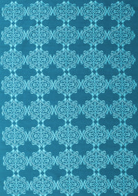 Abstract Light Blue Contemporary Rug, con1044lblu