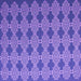 Square Machine Washable Abstract Purple Contemporary Area Rugs, wshcon1044pur