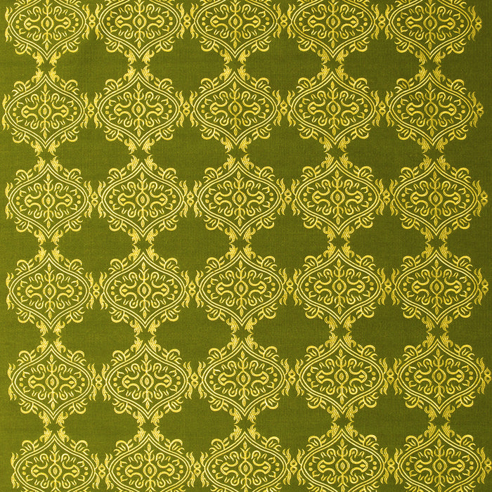 Machine Washable Abstract Yellow Contemporary Rug, wshcon1044yw