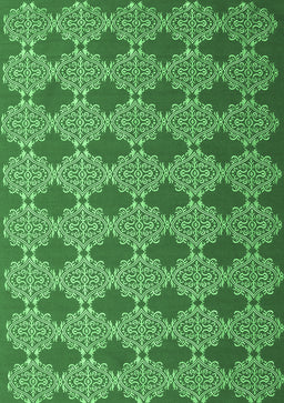 Abstract Emerald Green Contemporary Rug, con1044emgrn