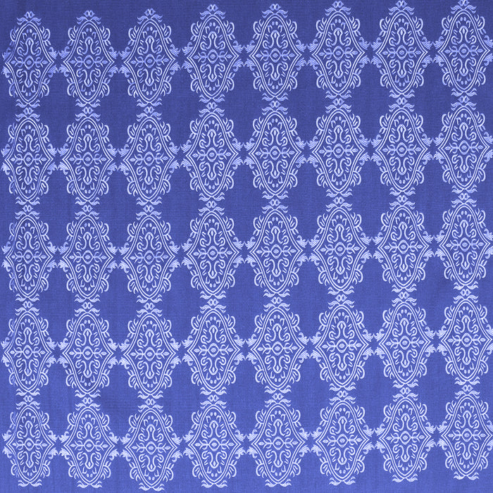 Square Abstract Blue Contemporary Rug, con1044blu