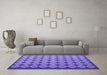 Machine Washable Abstract Purple Contemporary Area Rugs in a Living Room, wshcon1045pur