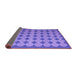 Sideview of Abstract Purple Contemporary Rug, con1045pur